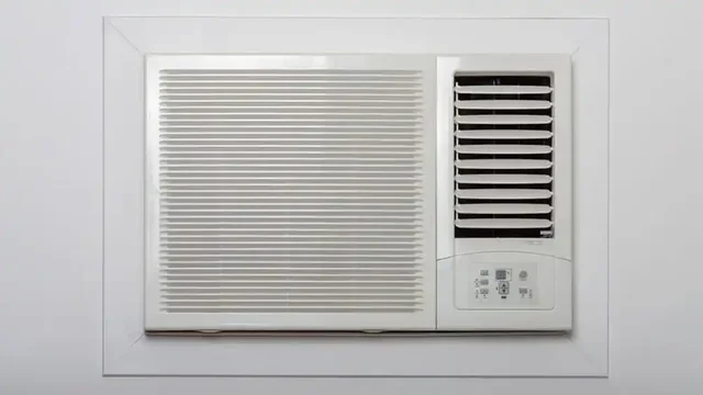 a white air conditioner on a wall