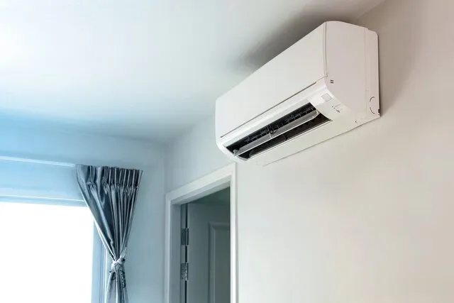 a air conditioner on the wall